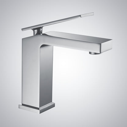 Fontana Lanusei 1.2 GPM Single Handle Deck Mounted Chrome Faucet
