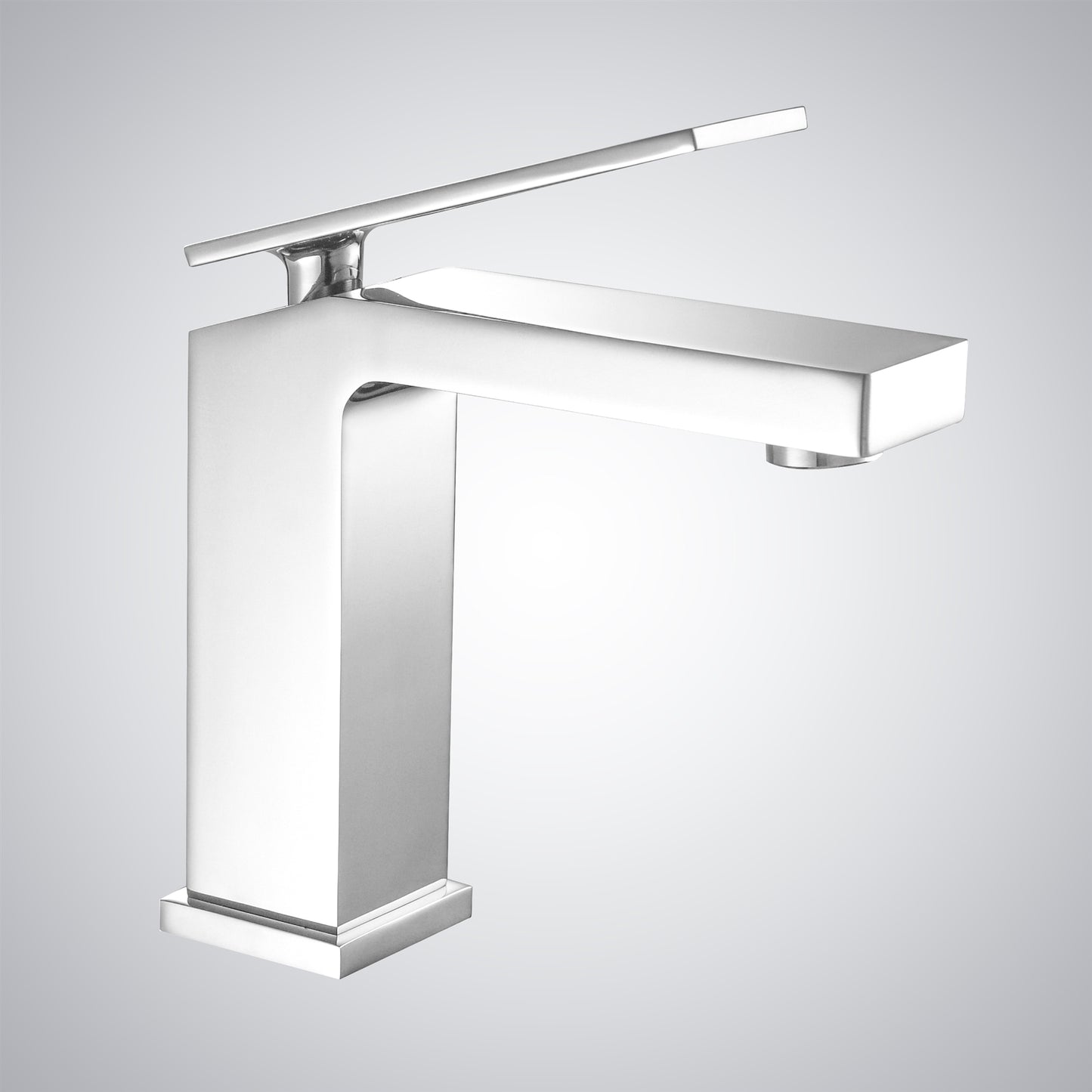 Fontana Lanusei 1.2 GPM Single Handle Deck Mounted Matte White Faucet