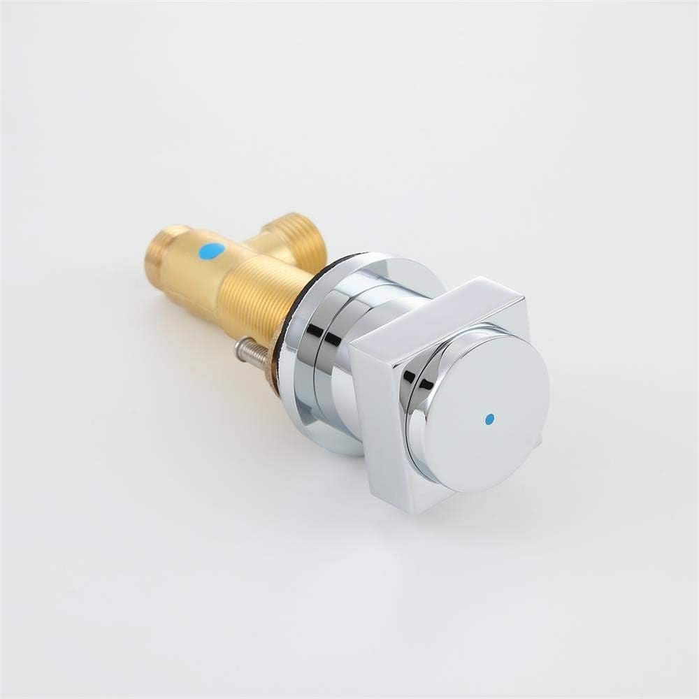 Fontana Laye 1.2 GPM Deck Mounted Waterfall Thermostatic Chrome Sink Faucet