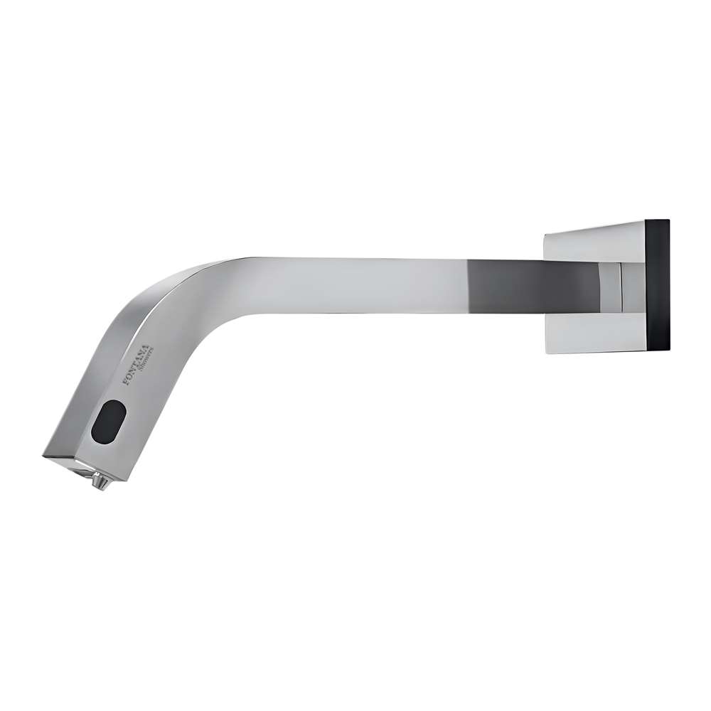 Fontana Le Havre 2 in 1 Wall Mount Touchless Chrome Faucet and Soap Dispenser