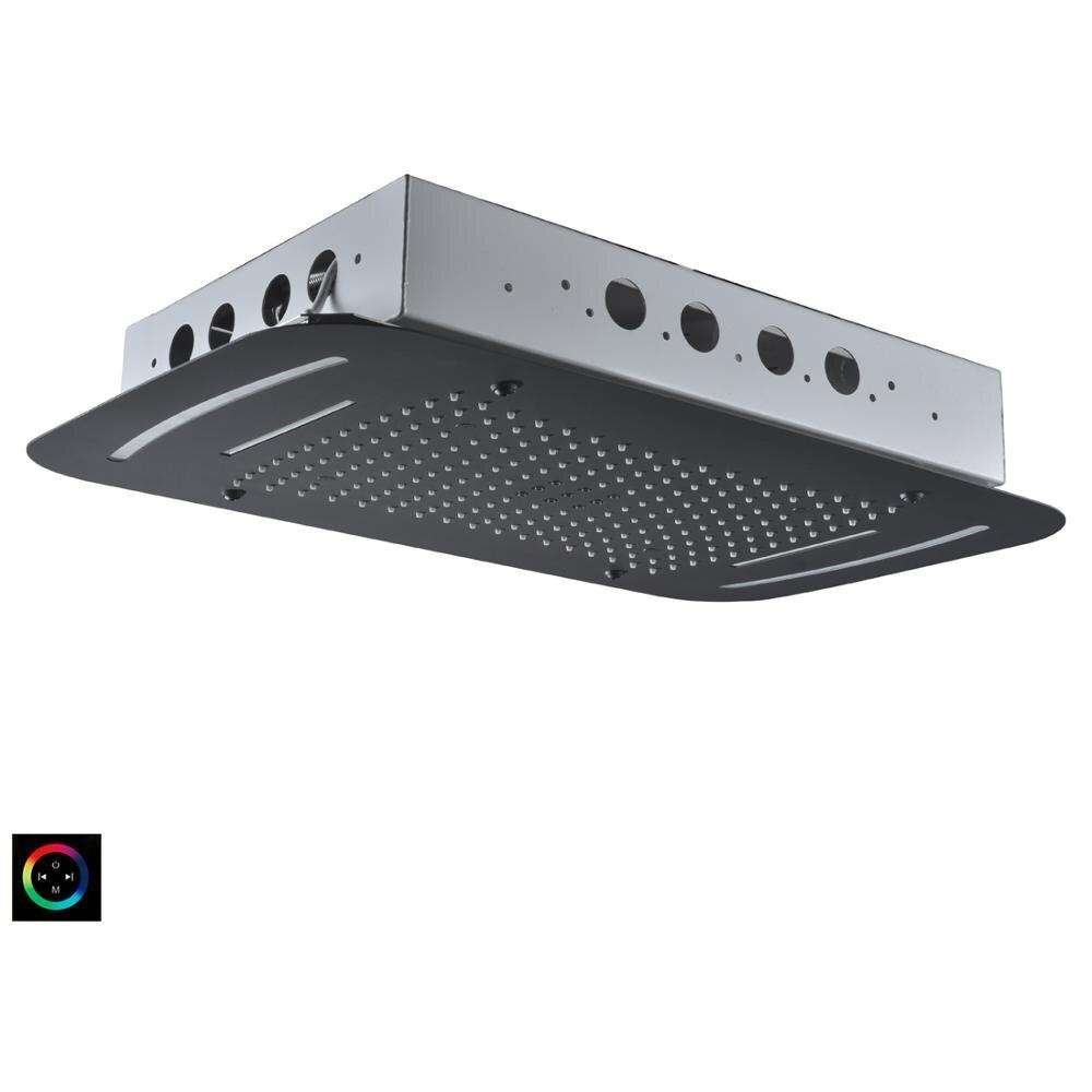 Fontana Le Havre Large LED Touch Panel Controlled Ceiling Mounted Shower Head