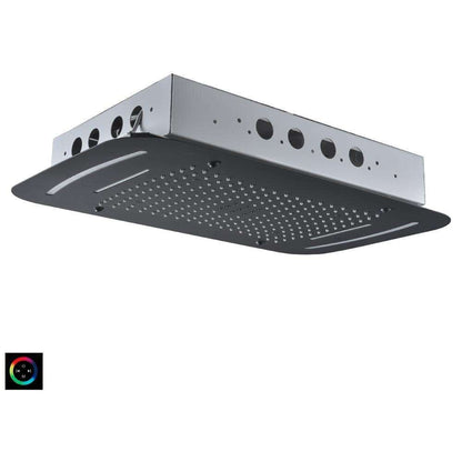 Fontana Le Havre Large LED Touch Panel Controlled Ceiling Mounted Shower Head
