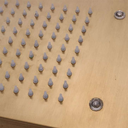 Fontana Lenox LED Gold Waterfall and Rain Fall Shower Head