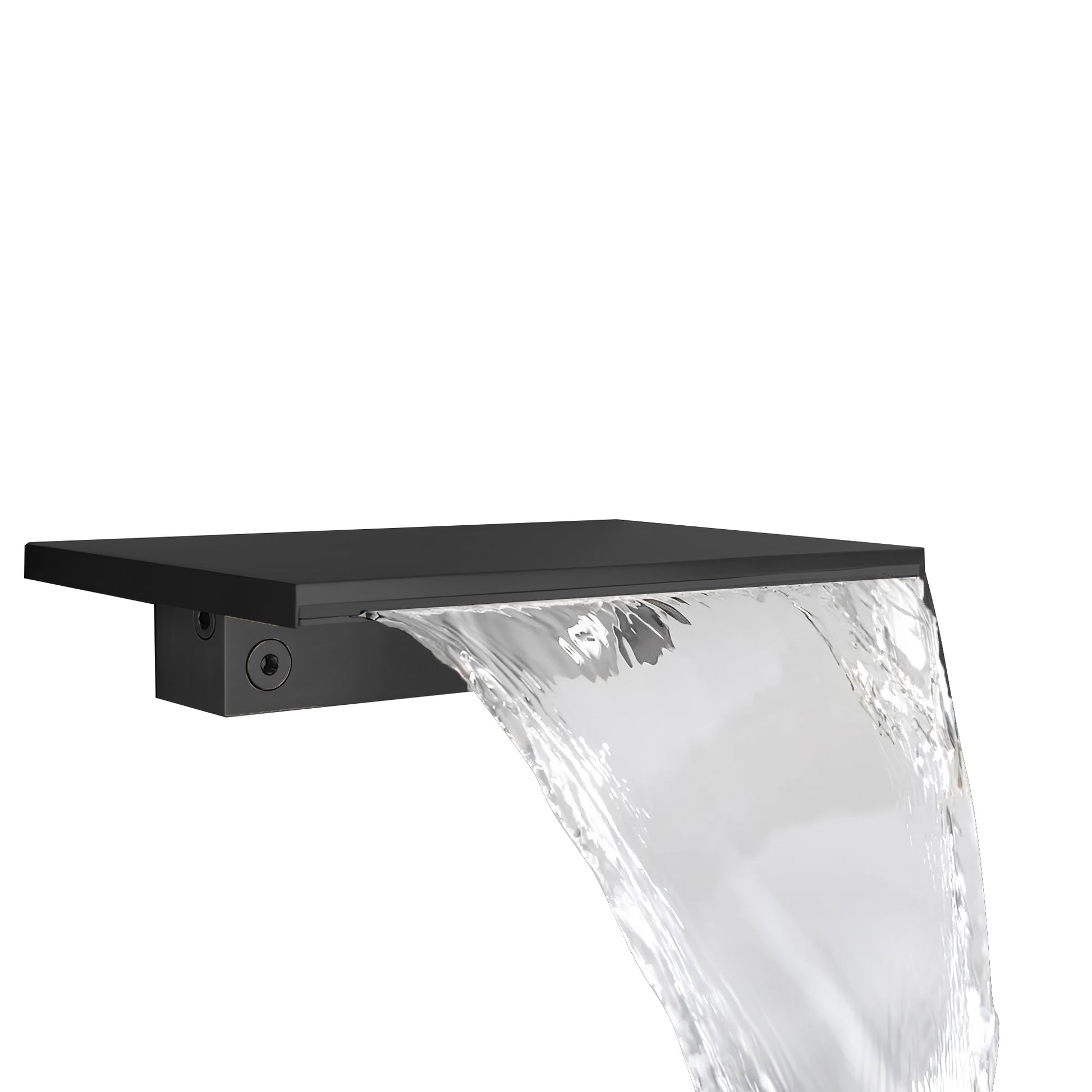 Fontana Loches 1.2 GPM Waterfall Single Knob Touchless Black Faucet