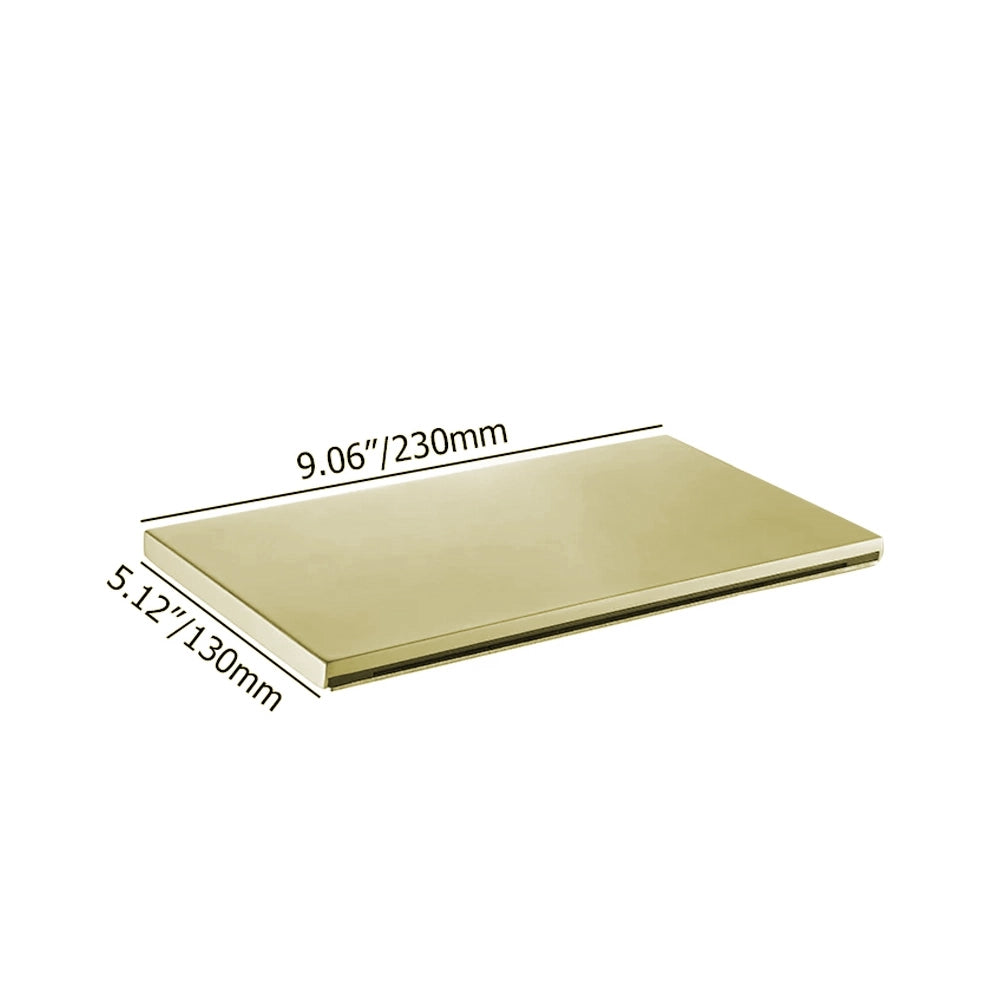 Fontana Loches 1.2 GPM Waterfall Single Knob Touchless Brushed Gold Faucet