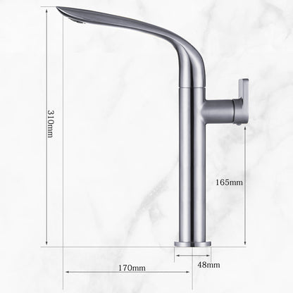 Fontana Londa Single Handle Deck Mounted Chrome Faucet