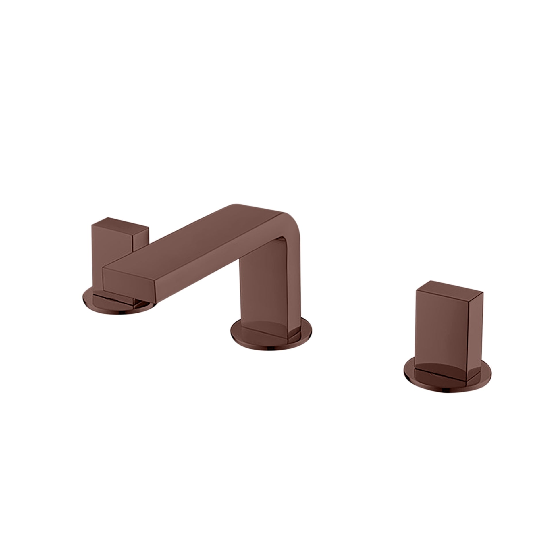 Fontana Luarca 4" Centerset Deck Mounted Dual Handle Thermostatic Oil Rubbed Bronze Sink Faucet