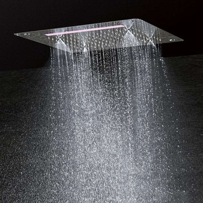 Fontana Lyon 16" Ceiling Mounted Luxury LED Shower Head