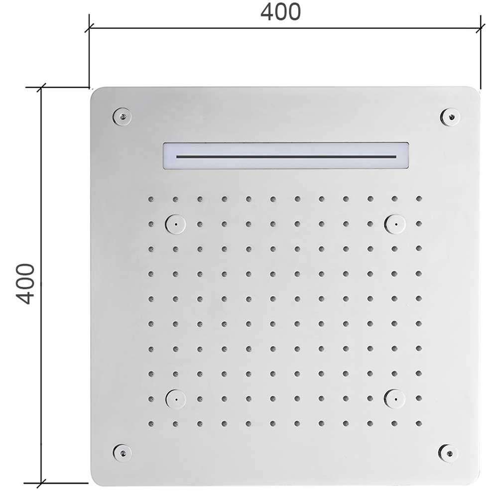 Fontana Lyon 16" Ceiling Mounted Luxury LED Shower Head