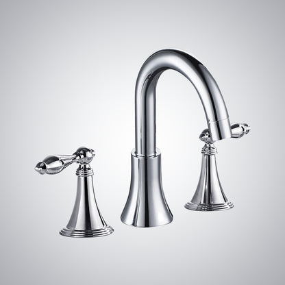 Fontana Marnate 2.4 GPM Dual Handle Chrome Deck Mounted Faucet