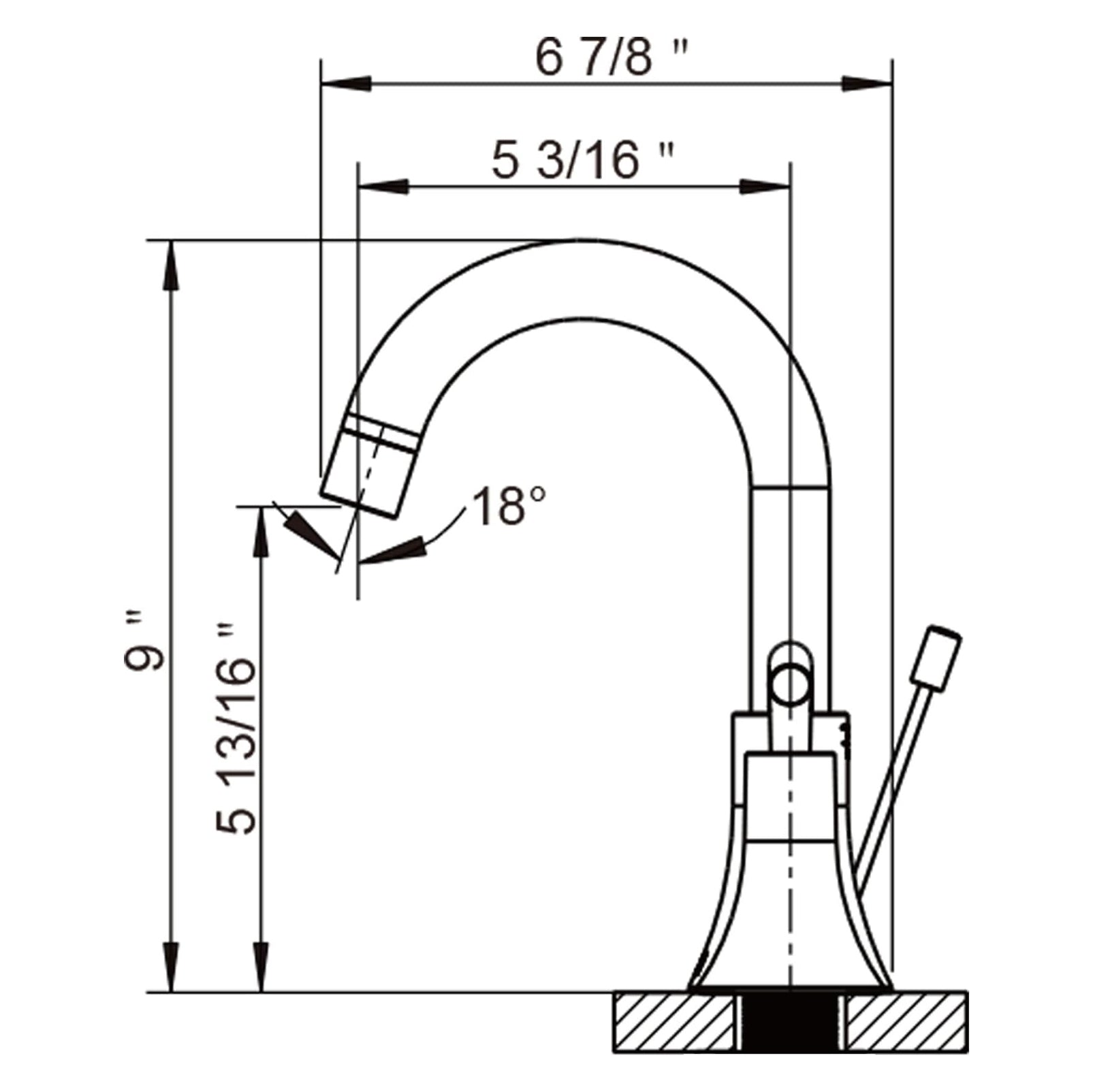 Fontana Marnate 2.4 GPM Dual Handle Chrome Deck Mounted Faucet