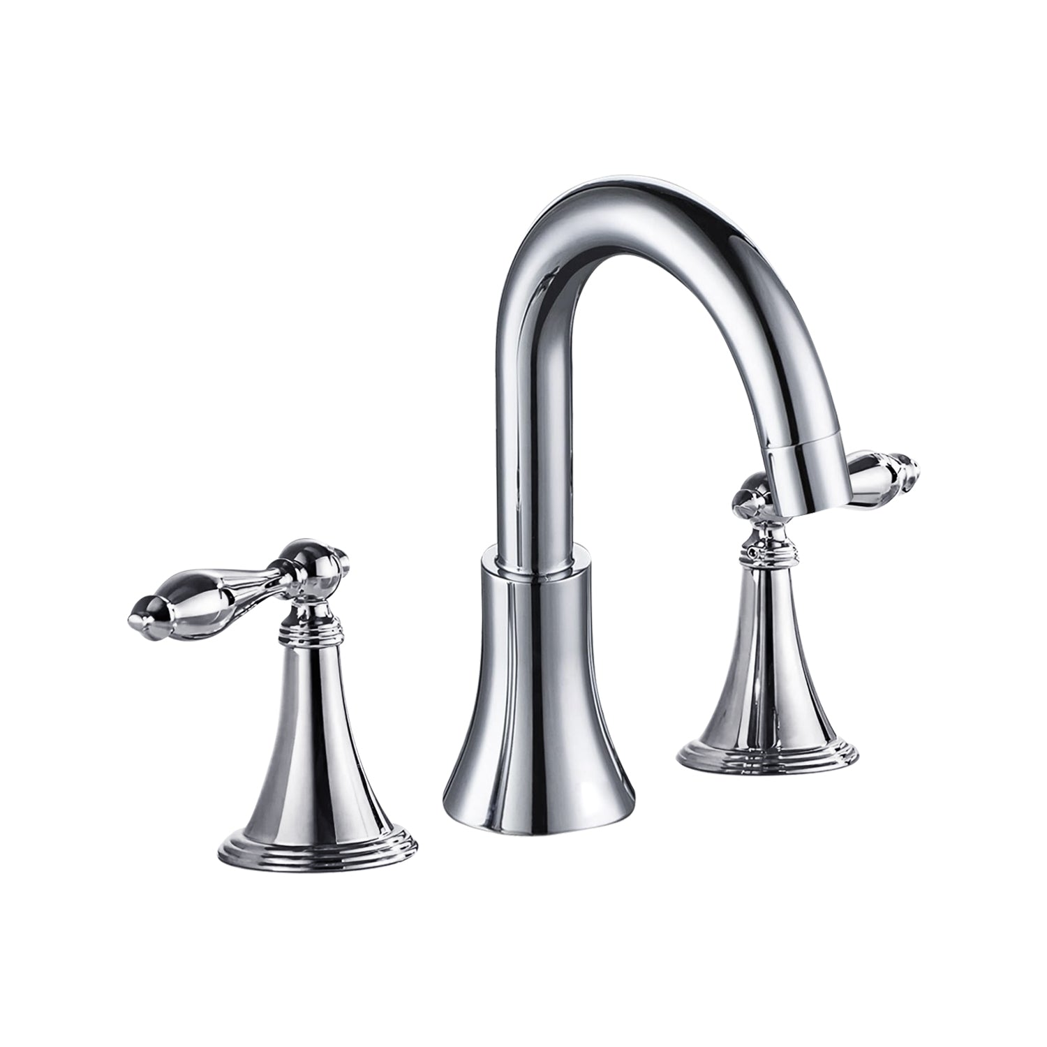 Fontana Marnate 2.4 GPM Dual Handle Chrome Deck Mounted Faucet