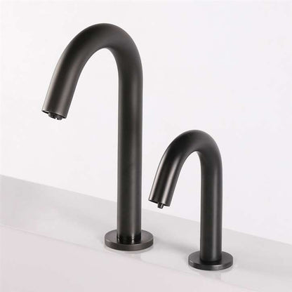 Fontana Marsala Touchless Motion Sensor Oil Rubbed Bronze Faucet and Automatic Deck Mount Soap Dispenser