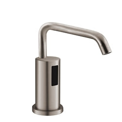 Fontana Melun Motion Sensor Brushed Nickel Faucet and Automatic Touchless Commercial Soap Dispenser