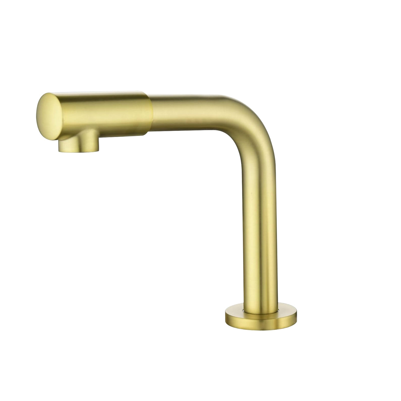 Fontana Mer Modern Touchless Deck Mounted Swivel Spout Brushed Gold Faucet