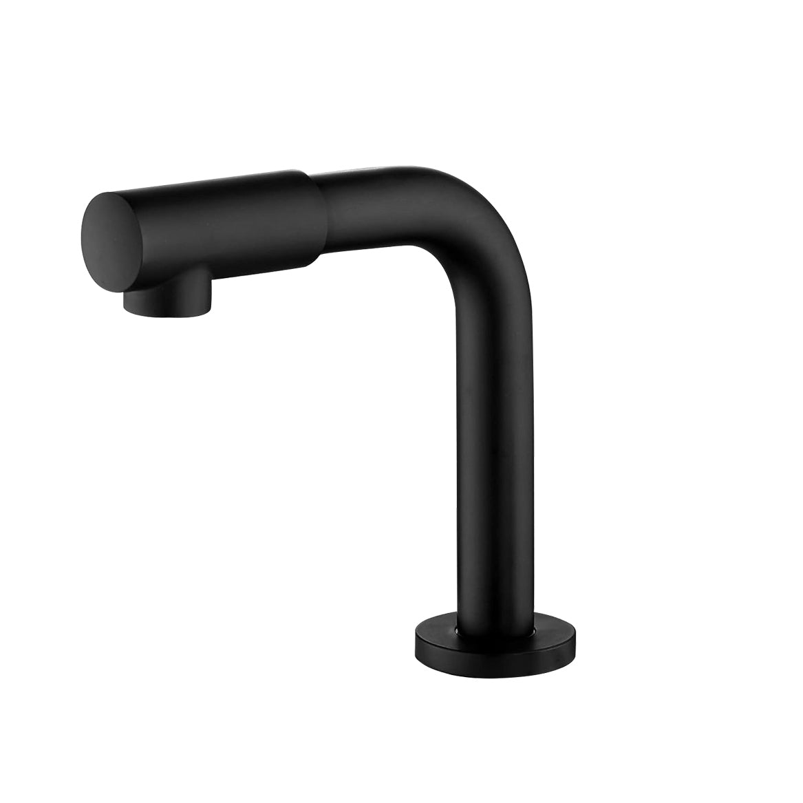 Fontana Mer Modern Touchless Deck Mounted Swivel Spout Matte Black Faucet