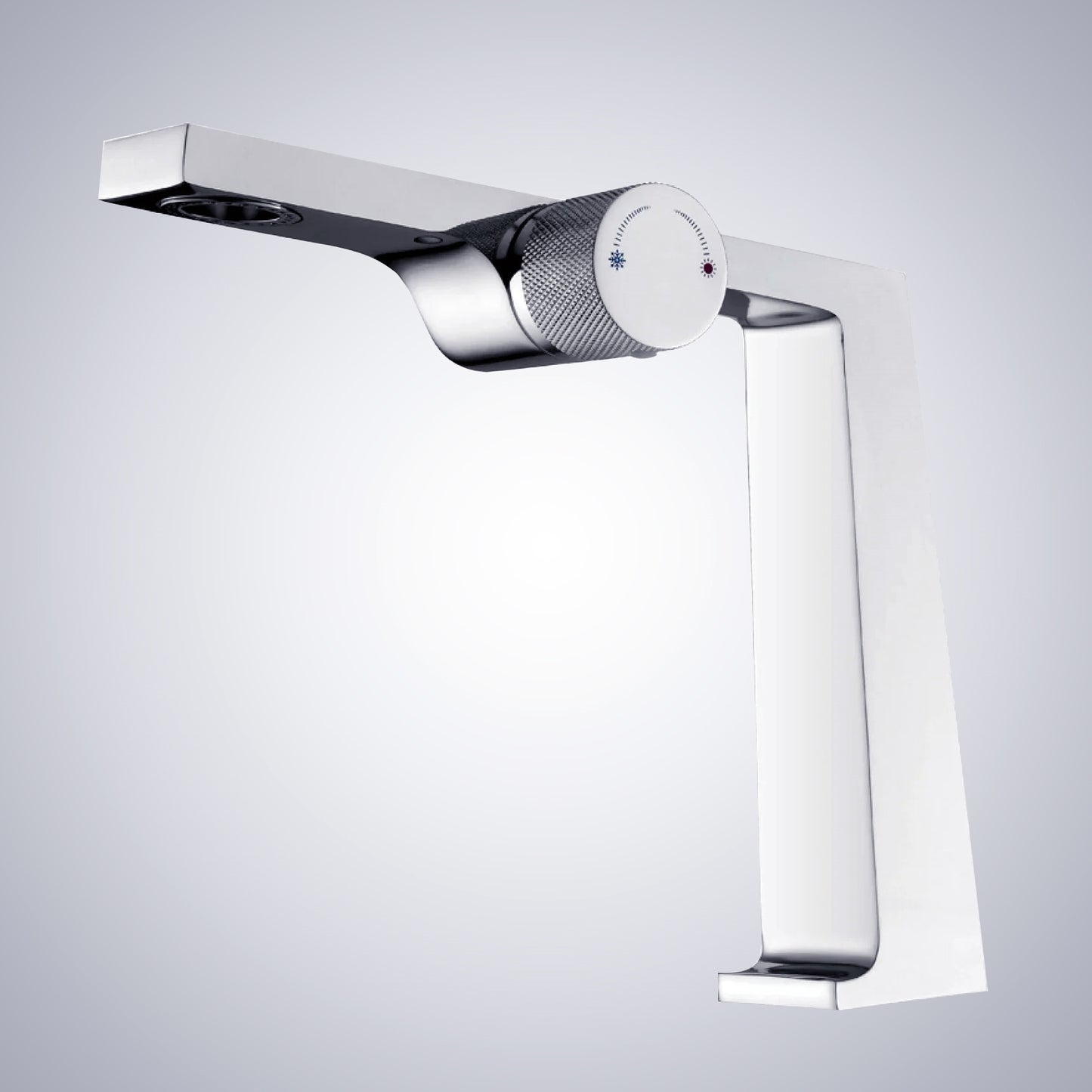 Fontana Merida Single Handle Deck Mounted Hot and Cold Chrome Faucet