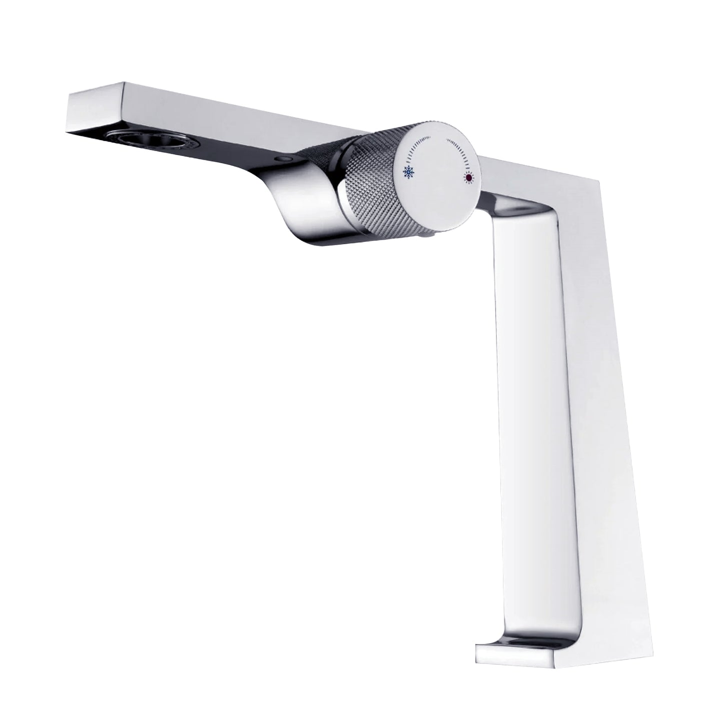 Fontana Merida Single Handle Deck Mounted Hot and Cold Chrome Faucet