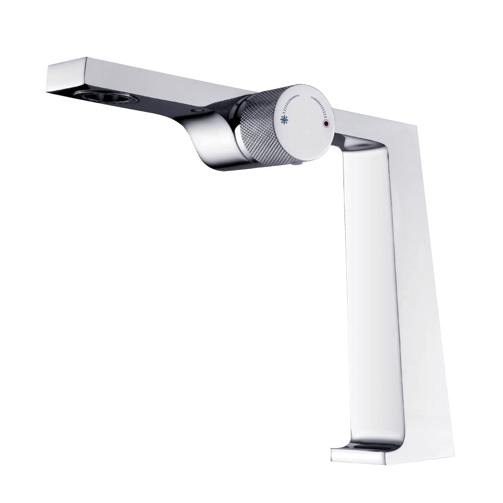 Fontana Merida Single Handle Deck Mounted Hot and Cold Chrome Faucet