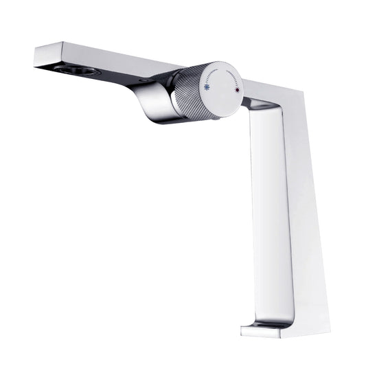 Fontana Merida Single Handle Deck Mounted Hot and Cold Chrome Faucet