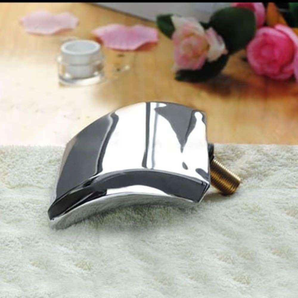 Fontana Millo Wide Spout Dual Handle Chrome Waterfall Bathtub Faucet