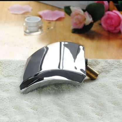 Fontana Millo Wide Spout Dual Handle Chrome Waterfall Bathtub Faucet