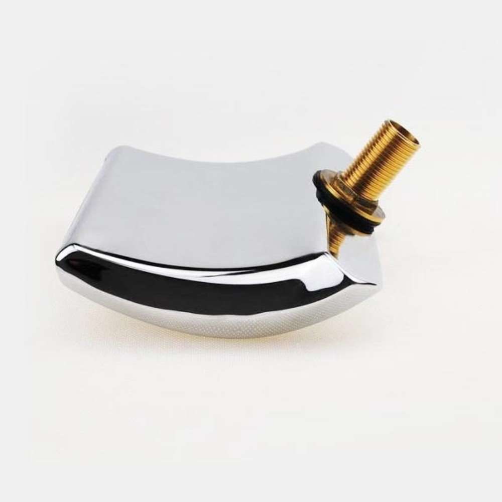 Fontana Millo Wide Spout Dual Handle Chrome Waterfall Bathtub Faucet