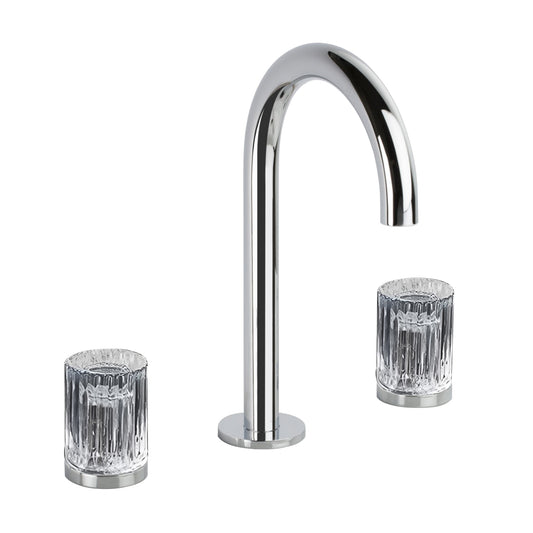 Fontana Mont De Marsan Dual Handle Brass Chrome Widespread Faucet