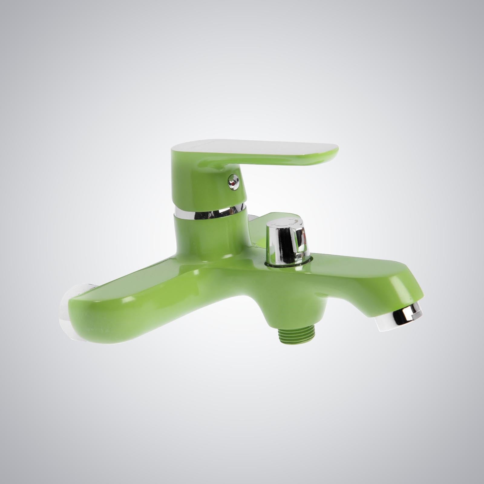 Fontana Montbeliard Wall Mounted Green Faucet and Hand Shower Set