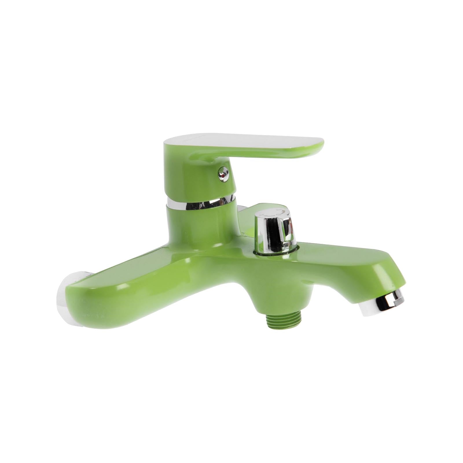 Fontana Montbeliard Wall Mounted Green Faucet and Hand Shower Set