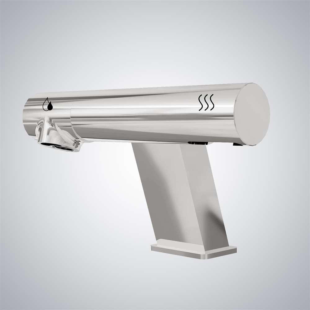 Fontana Montpellier 2 in 1 High Speed Touchless Sensor Chrome Faucet With Hand Dryer