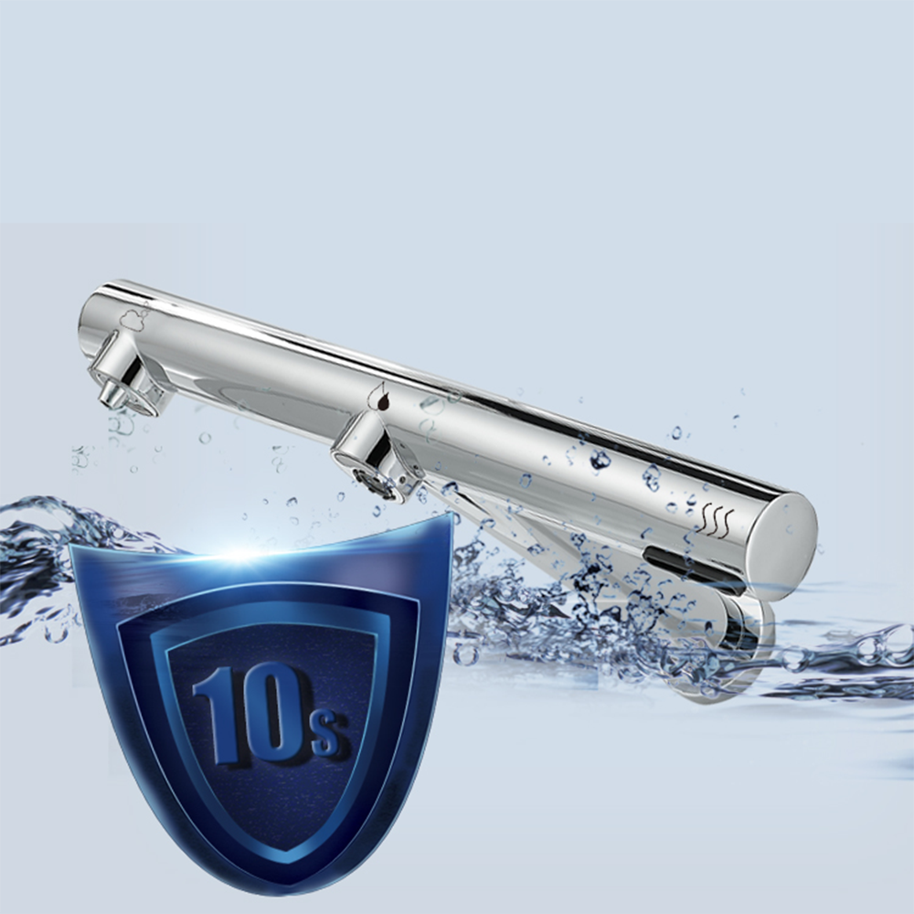 Fontana Montpellier 2 in 1 High Speed Touchless Sensor Chrome Faucet With Hand Dryer