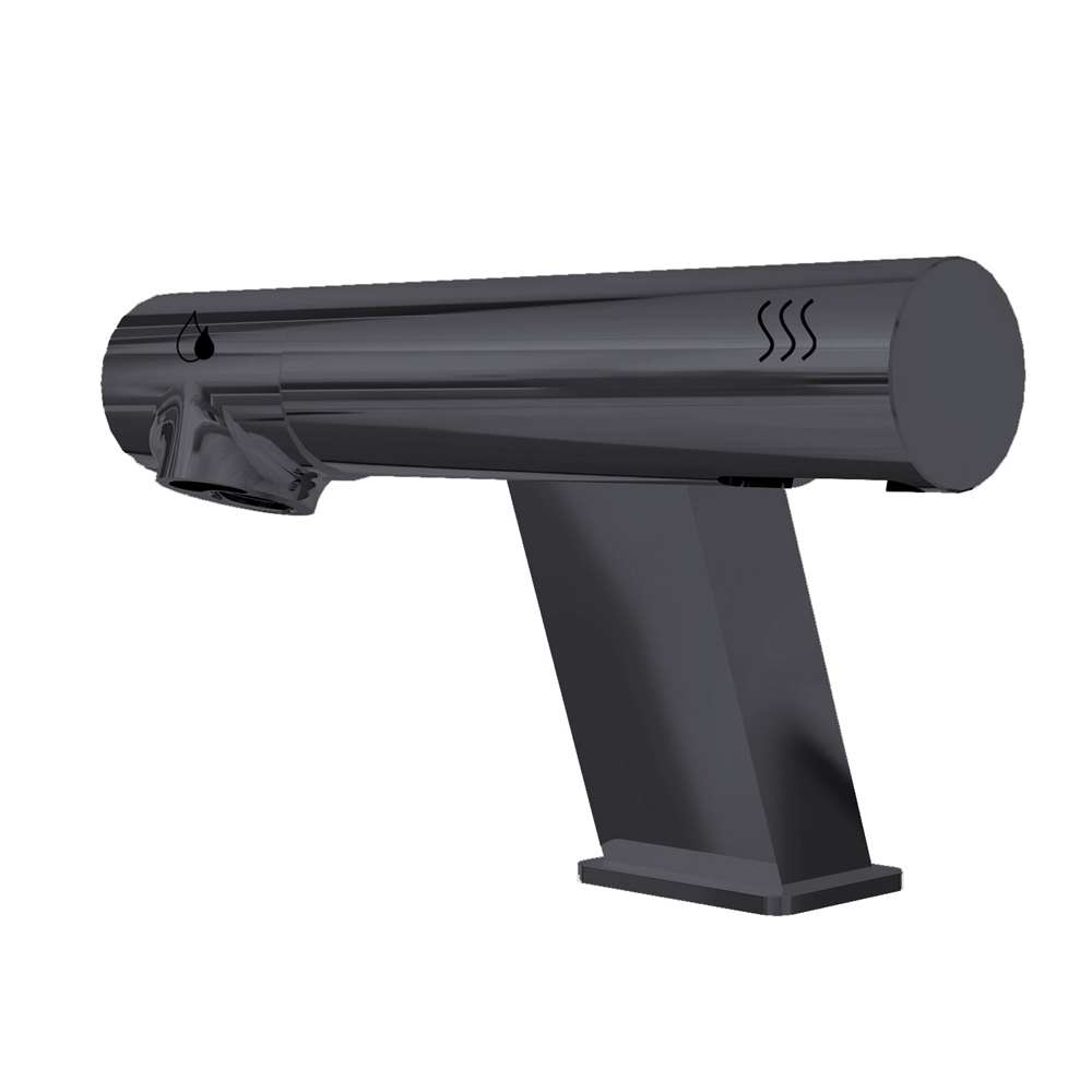 Fontana Montpellier 2 in 1 High Speed Touchless Sensor Matte Black Faucet With Hand Dryer