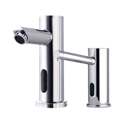 Fontana Montpellier Automatic Chrome Faucet and Soap Dispenser
