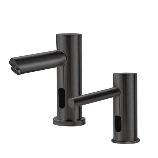 Fontana Montpellier Automatic Dark Oil-Rubbed Bronze Faucet and Soap Dispenser