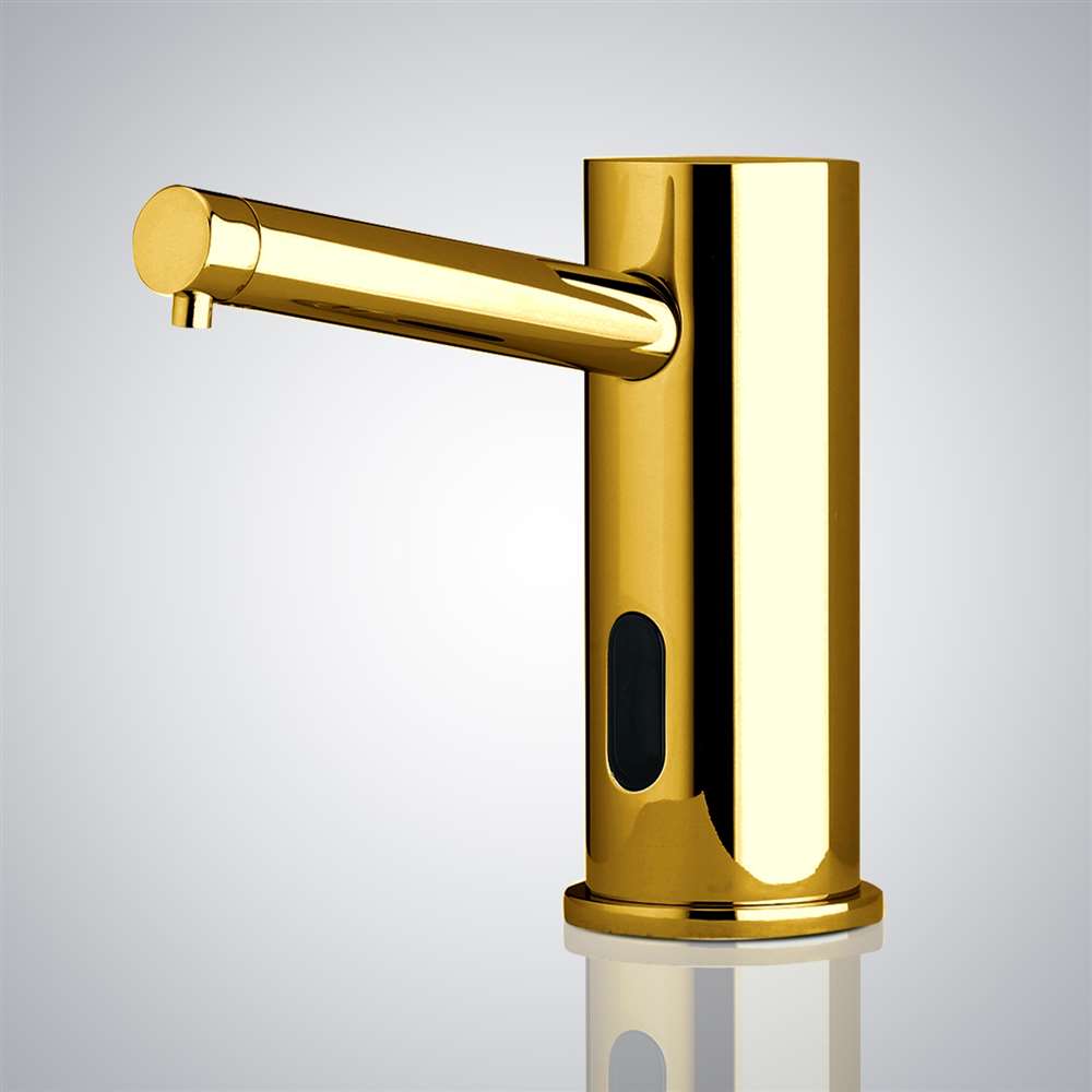 Fontana Montpellier Automatic Gold Faucet and Soap Dispenser