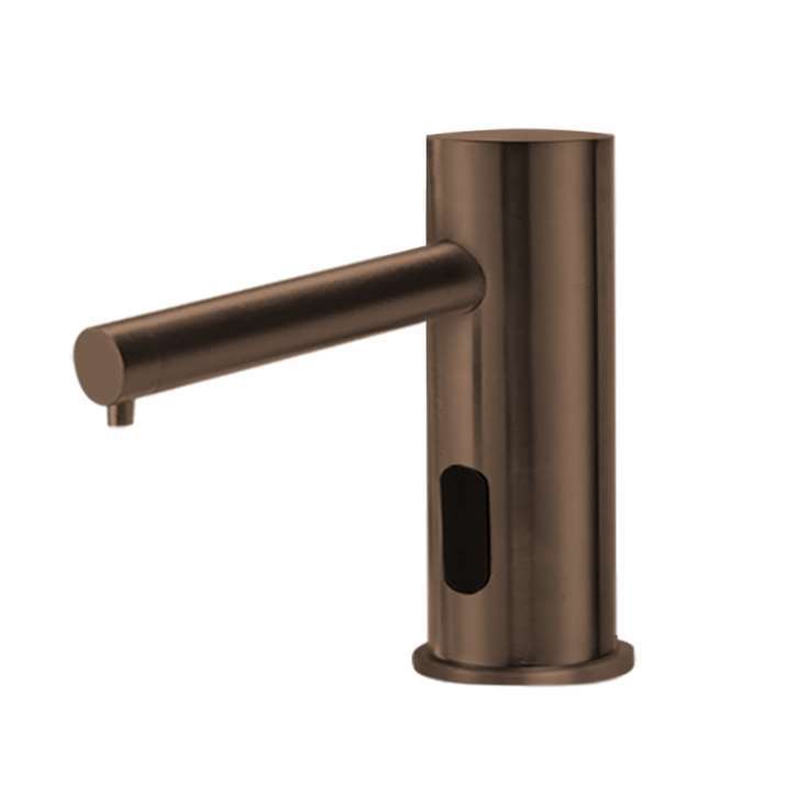 Fontana Montpellier Automatic Light Oil-Rubbed Bronze Faucet and Soap Dispenser