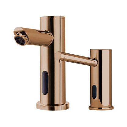 Fontana Montpellier Automatic Rose Gold Faucet and Soap Dispenser