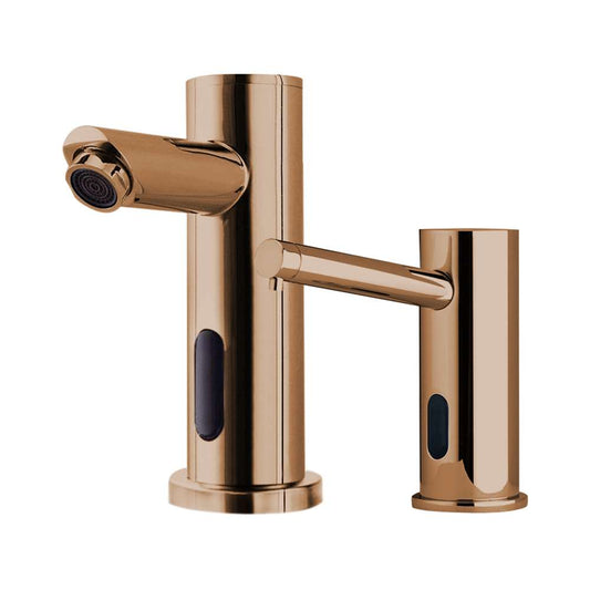 Fontana Montpellier Automatic Rose Gold Faucet and Soap Dispenser