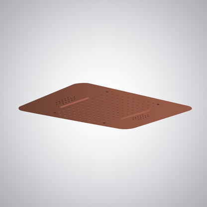 Fontana Ordizia 1.8 GPM Multifunctional LED Music Oil Rubbed Bronze Ceiling Mounted Shower Head