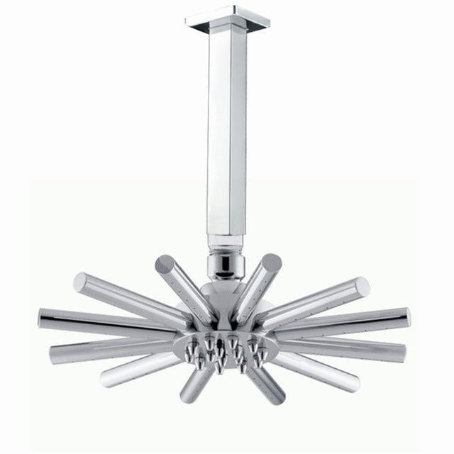 Fontana Padua Ceiling Mounted Round Chrome Rainfall Shower Head