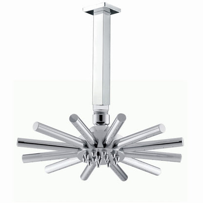 Fontana Padua Ceiling Mounted Round Chrome Rainfall Shower Head