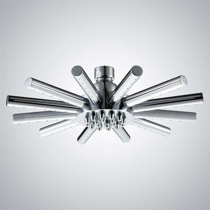 Fontana Padua Ceiling Mounted Round Chrome Rainfall Shower Head