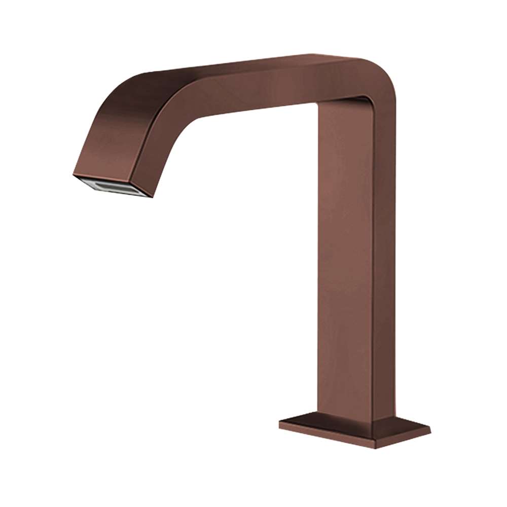 Fontana Pforzheim Touchless Automatic Light Oil Rubbed Bronze Faucet and Liquid Soap Dispenser
