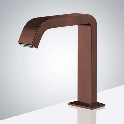 Fontana Pforzheim Touchless Automatic Light Oil Rubbed Bronze Faucet and Liquid Soap Dispenser