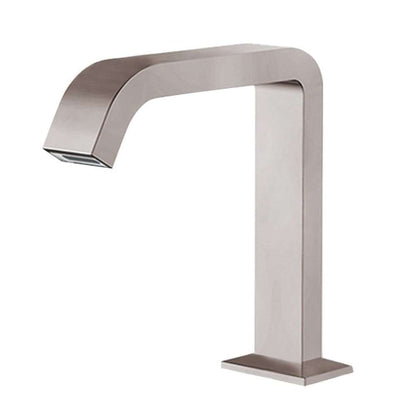 Fontana Pforzheim Touchless Automatic Sensor Brushed Nickel Faucet and Liquid Soap Dispenser