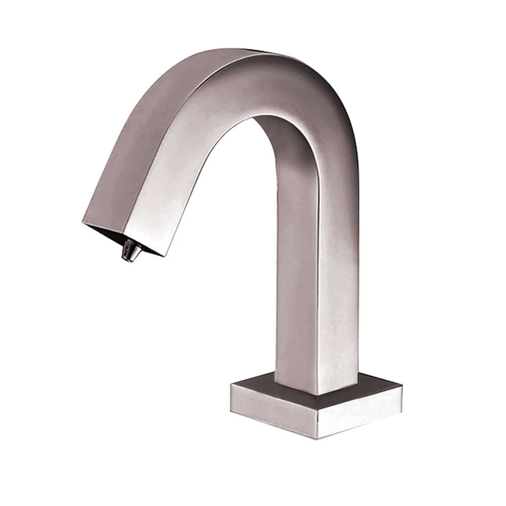 Fontana Pforzheim Touchless Automatic Sensor Brushed Nickel Faucet and Liquid Soap Dispenser