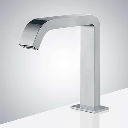 Fontana Pforzheim Touchless Automatic Sensor Chrome Faucet and Liquid Soap Dispenser