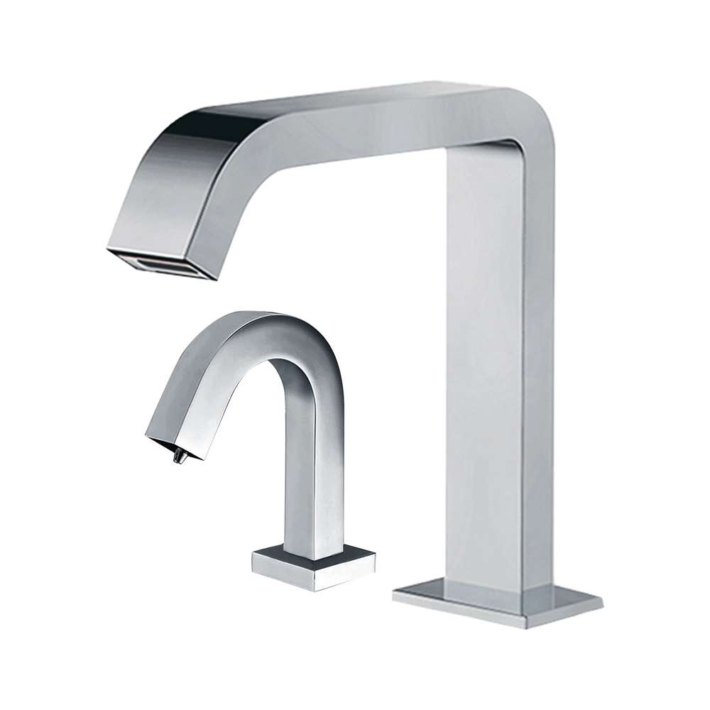 Fontana Pforzheim Touchless Automatic Sensor Chrome Faucet and Liquid Soap Dispenser