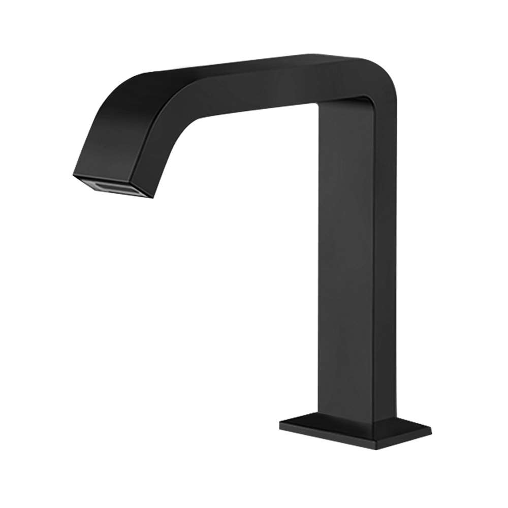 Fontana Pforzheim Touchless Automatic Sensor Matte Black Faucet and Liquid Soap Dispenser